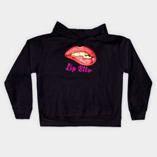 Lip Bite Kids Hoodie